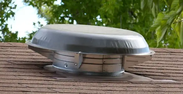 attic fan installation services with low-profile roof ventilation unit in Salt Lake City, UT