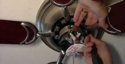 Ceiling fan installation with electrical wiring and mounting by professional electrician in Salt Lake City, UT