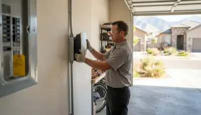 Electric vehicle charger installation in West Jordan, UT by a licensed electrician