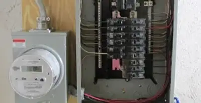 electrical panel upgrade service showing outdated electrical panel prepared for professional replacement in Salt Lake City, UT