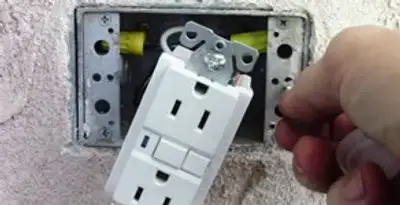 gfci circuits service showing installation of a ground fault circuit interrupter outlet by licensed electricians in Salt Lake City, UT