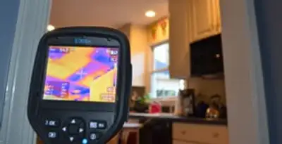 home energy audit service using thermal imaging to evaluate electrical efficiency inside a home in Salt Lake City, UT