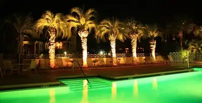 landscape lighting installation services illuminating outdoor recreational areas in Salt Lake City, UT