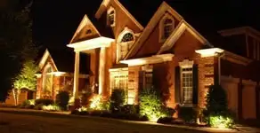 landscape lighting installation services enhancing residential exterior lighting in Salt Lake City, UT