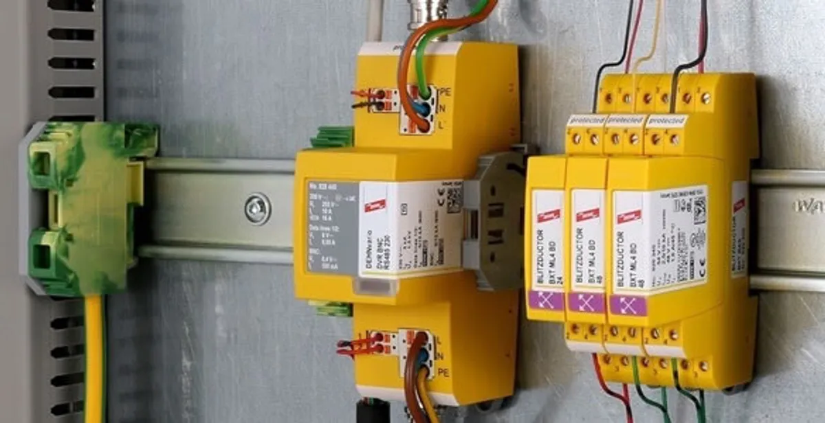 lightning surge protection system with surge suppressors installed by electrical service professionals in Salt Lake City, UT