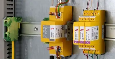 lightning surge protection system with surge suppressors installed by electrical service professionals in Salt Lake City, UT