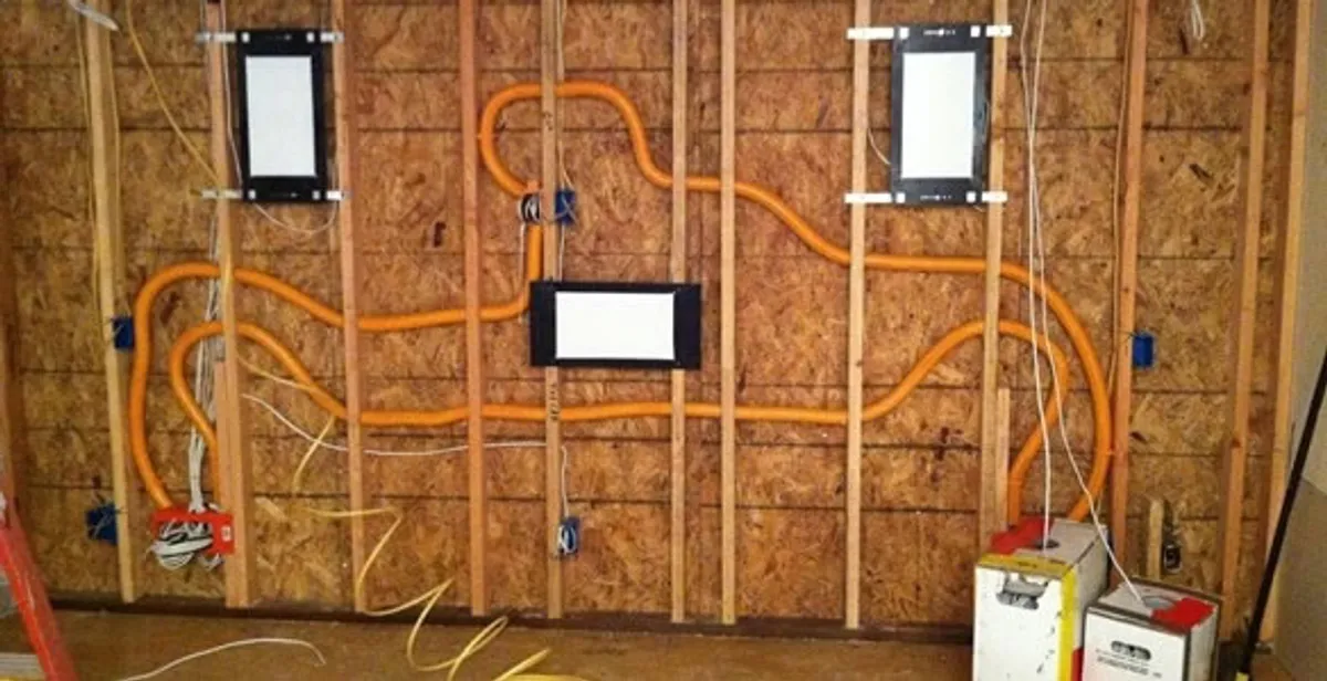 new construction wiring project displaying complete electrical system layout installed by professionals in Salt Lake City, UT